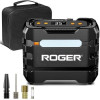 Roger Portable 12V DC Air Compressor Pump with Digital Gauge, Auto Shut-Off & LED Light | Tyre Inflator | OB 285